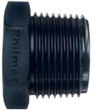 Philmac Poly Plug End BSP 1 1/4" - Click Image to Close
